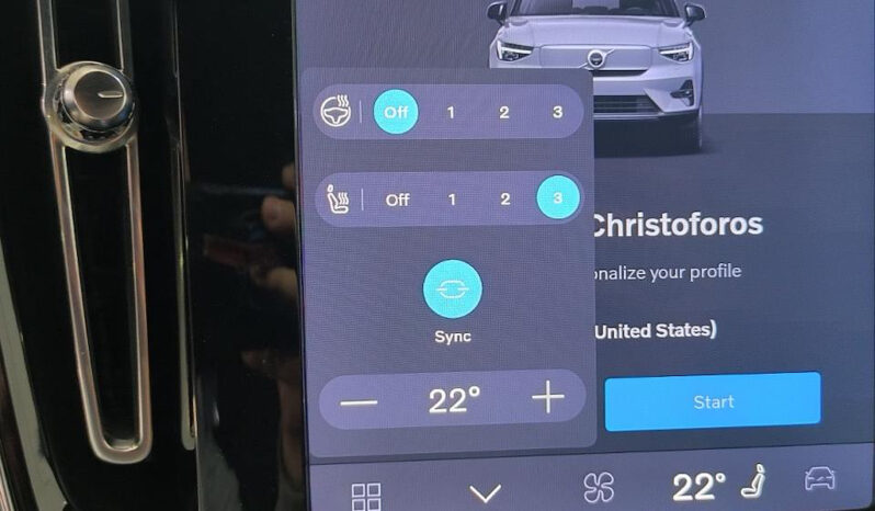 Volvo XC40 2022  RECHARGE P6 PURE PLUS VERSION ELECTRIC S/R PANORAMA AUTO NAVI CAMERA ΕΛΛΗΝΙΚΟ γεμάτο