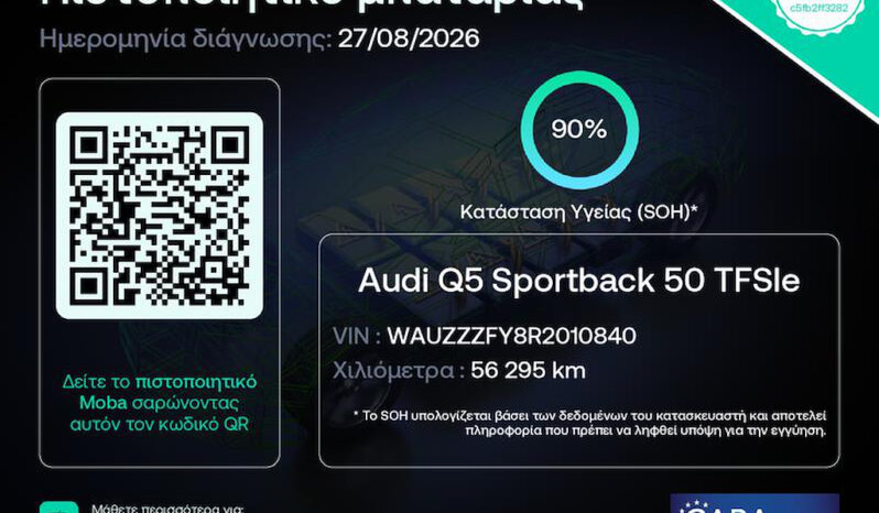 Audi Q5 2023  TFSI 2.0 ADVANCED 50 E-QUATTRO AUTO F1 PANORAMA S/R ΕΛΛΗΝΙΚΟ γεμάτο