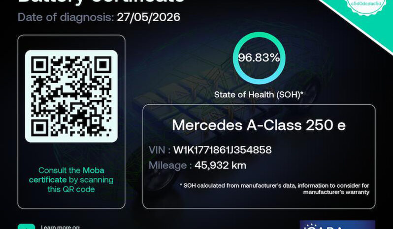 Mercedes-Benz A 250 2022  A 250E BUSINESS 1.3 AUTO F1 SEDAN PLUG-IH CAMERA EURO-6 ΕΛΛΗΝΙΚΟ γεμάτο